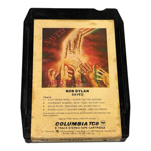 Bob Dylan Saved 8 Track Tape Cartridge XFCA 36553 1980